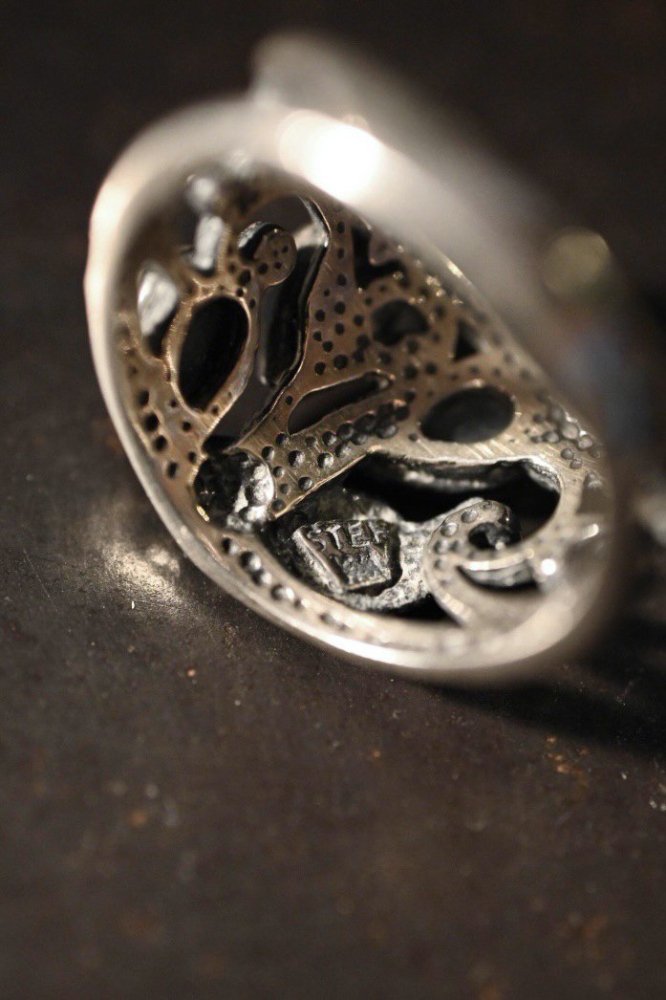 Vintage silver  carnelian ring