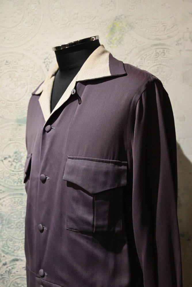 us 1950's rockabilly rayon gabardine jacket