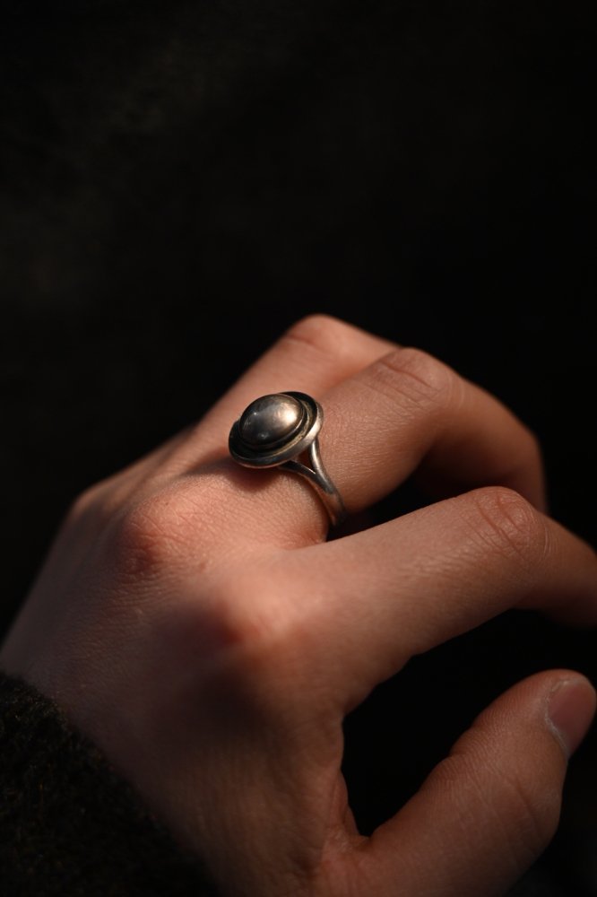 Denmark 1950's~ "N.E.From" modern design silver ring