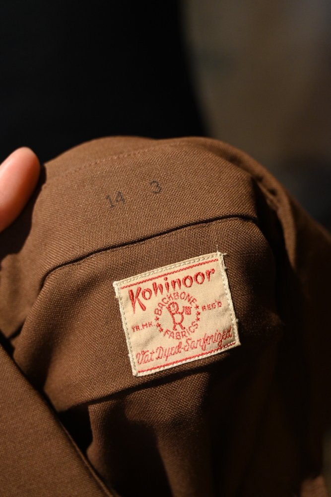 us 1940's~ "Kohinoor" western shirt - dead stock -
