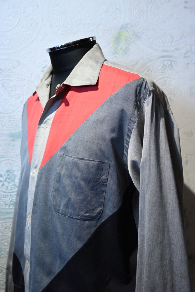 us 1960's "art schachtel's" cotton rayon shirt