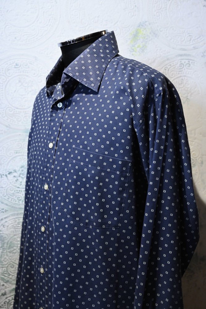 us 1960's~ "Wolff's" printed shirt