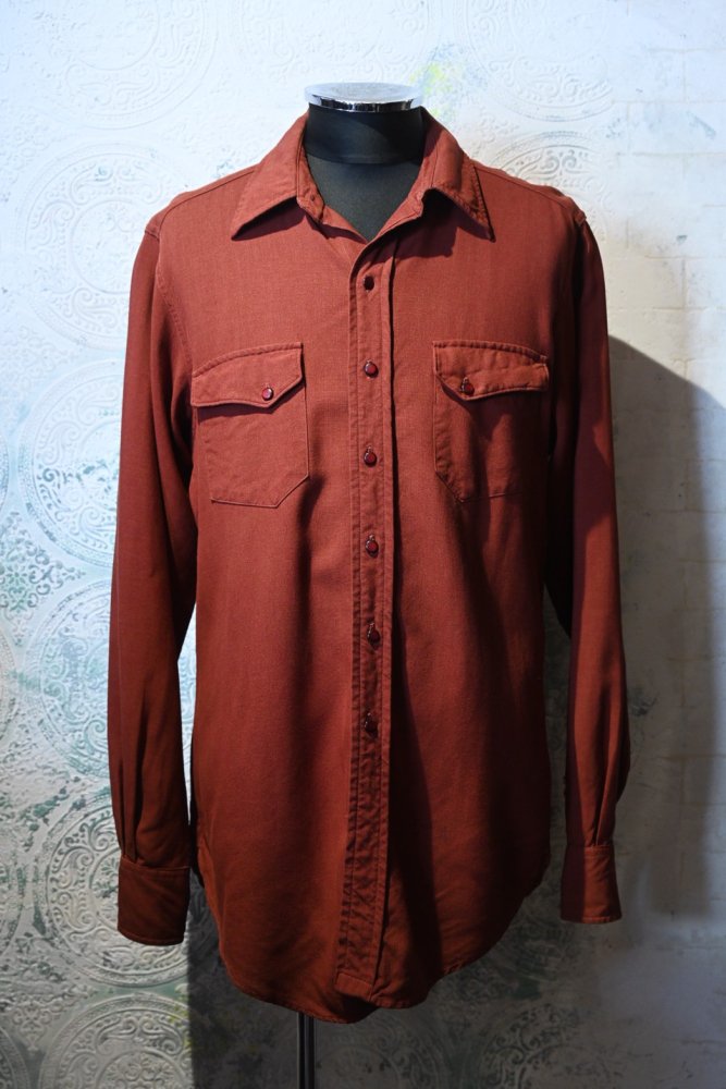 us 1940's~ "Kohinoor" western shirt