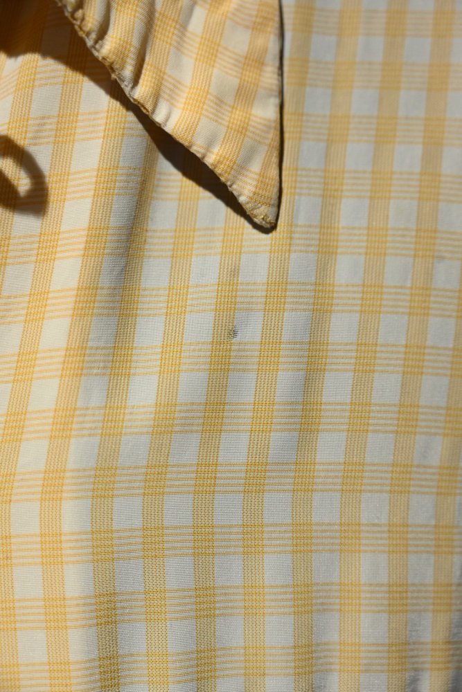 us 1950's "Mcgregor" rayon nylon open collar shirt
