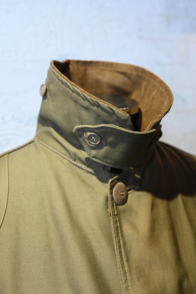 us 1950's~ cotton satin hunting jacket