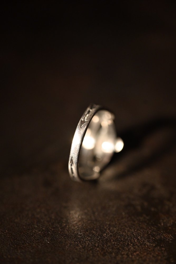 Vintage Thunderbird motif silver ring
