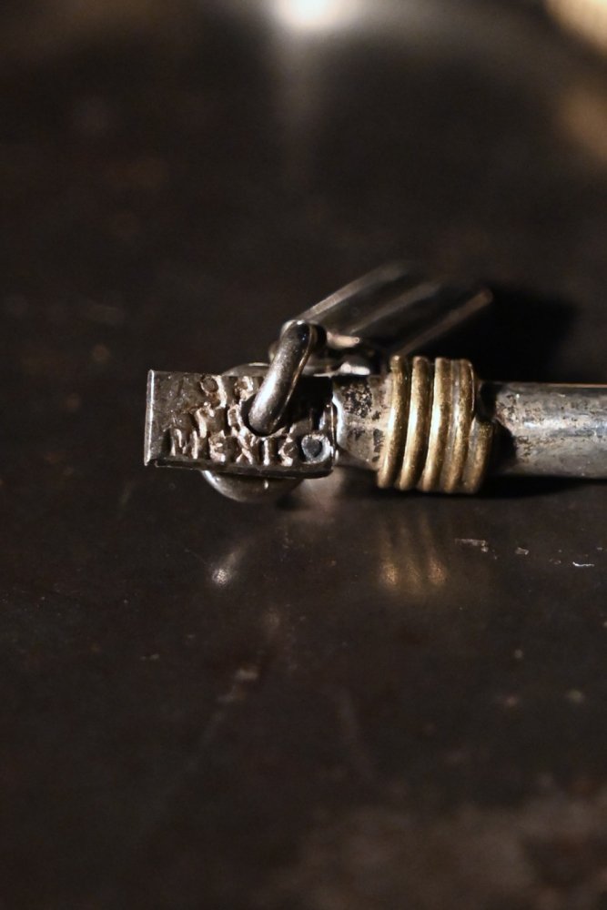 Mexico vintage silver  brass bracelet