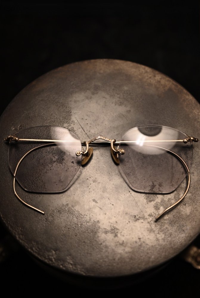 us 1930's "SHURON" 12KGF two point glasses