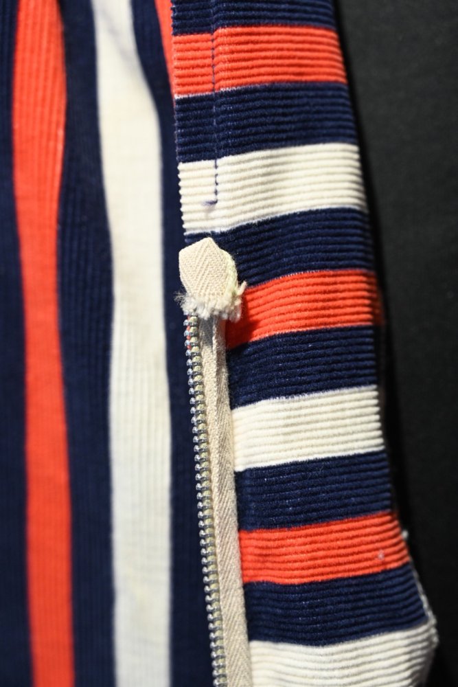 us 1950's~ stripe corduroy shirt jacket