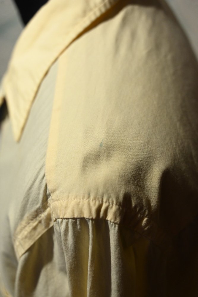 us 1960's "Excello" cotton open collar shirt