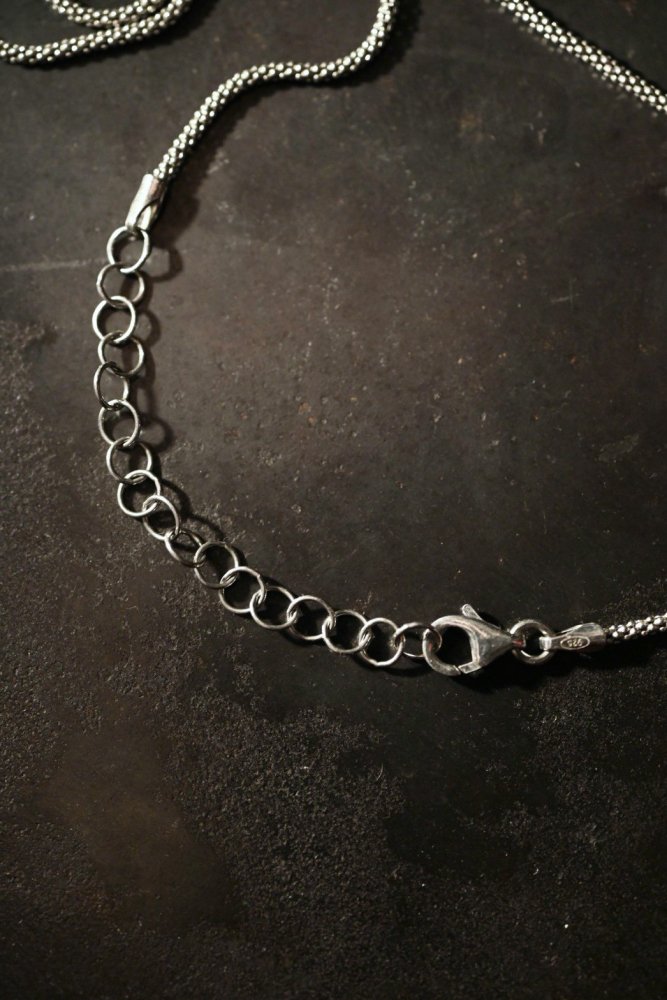 Italy vintage silver chain necklace