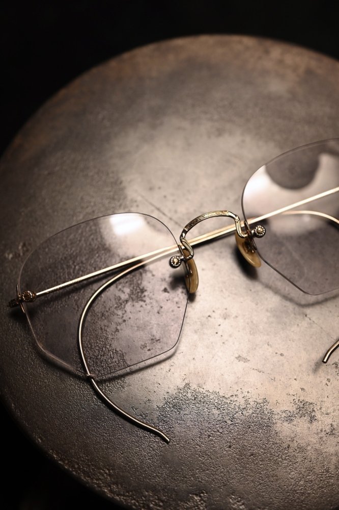 us 1930's~ "SHURON" 12KGF two point glasses