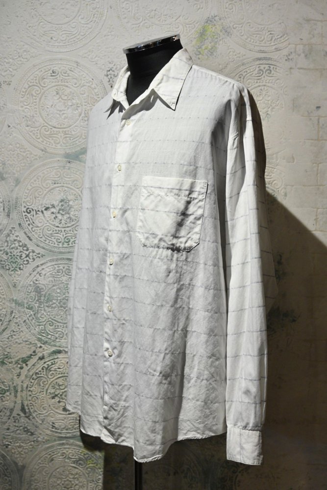 us 1960's cotton border dress shirt