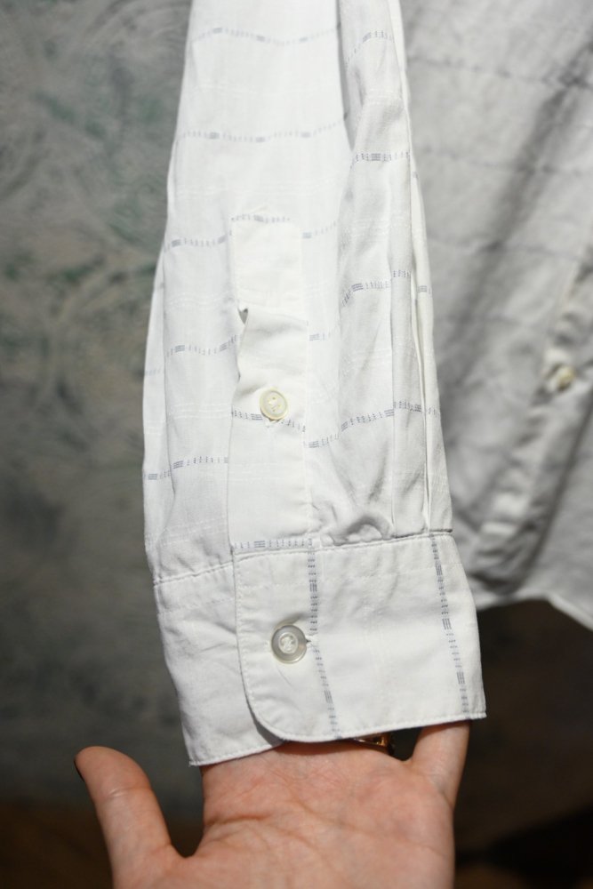 us 1960's cotton border dress shirt