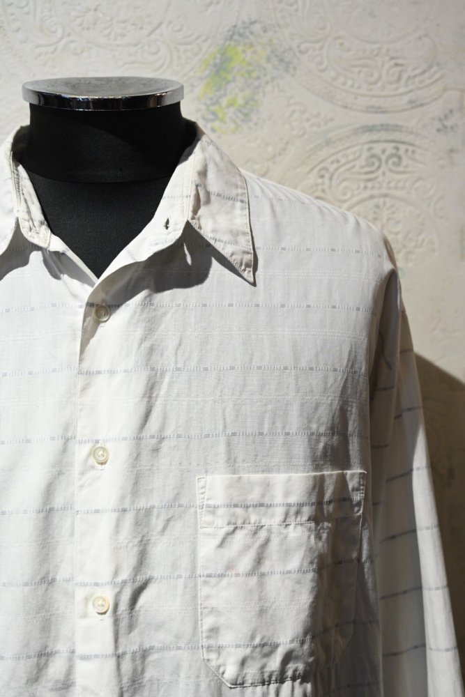 us 1960's cotton border dress shirt