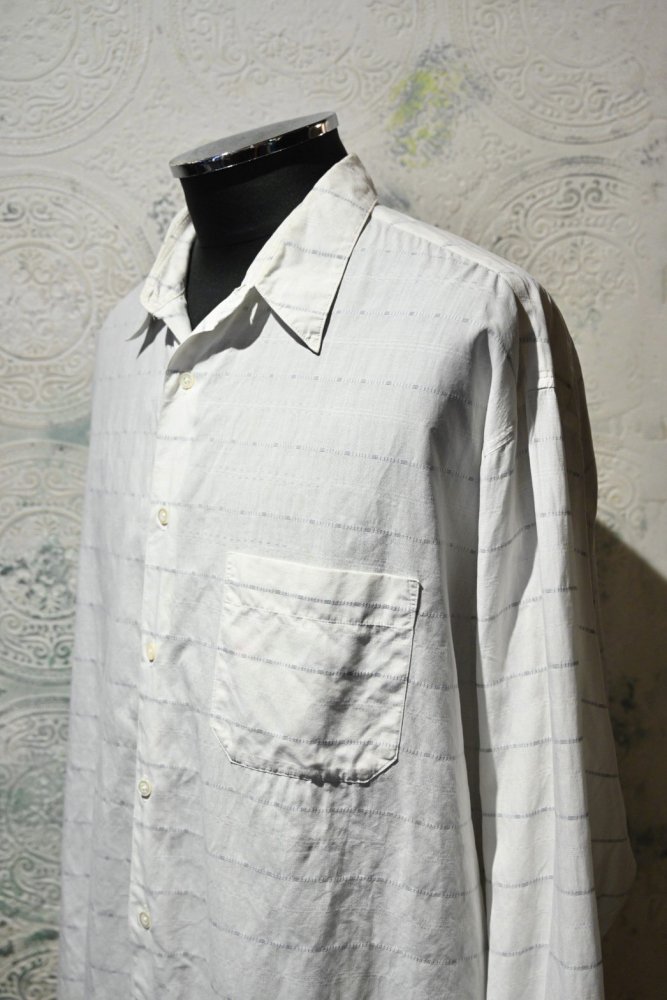 us 1960's cotton border dress shirt