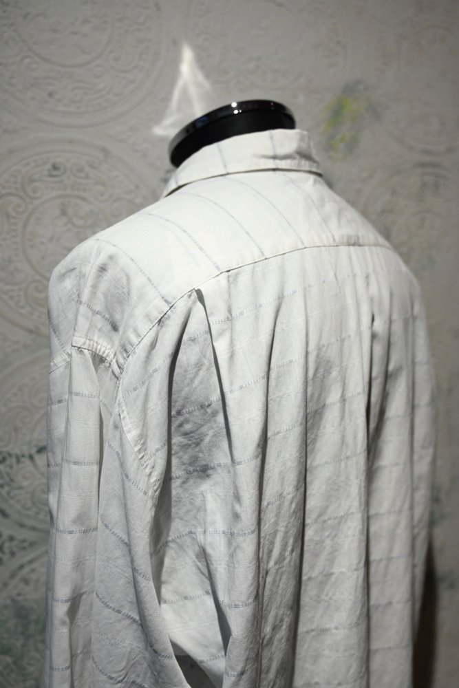 us 1960's cotton border dress shirt