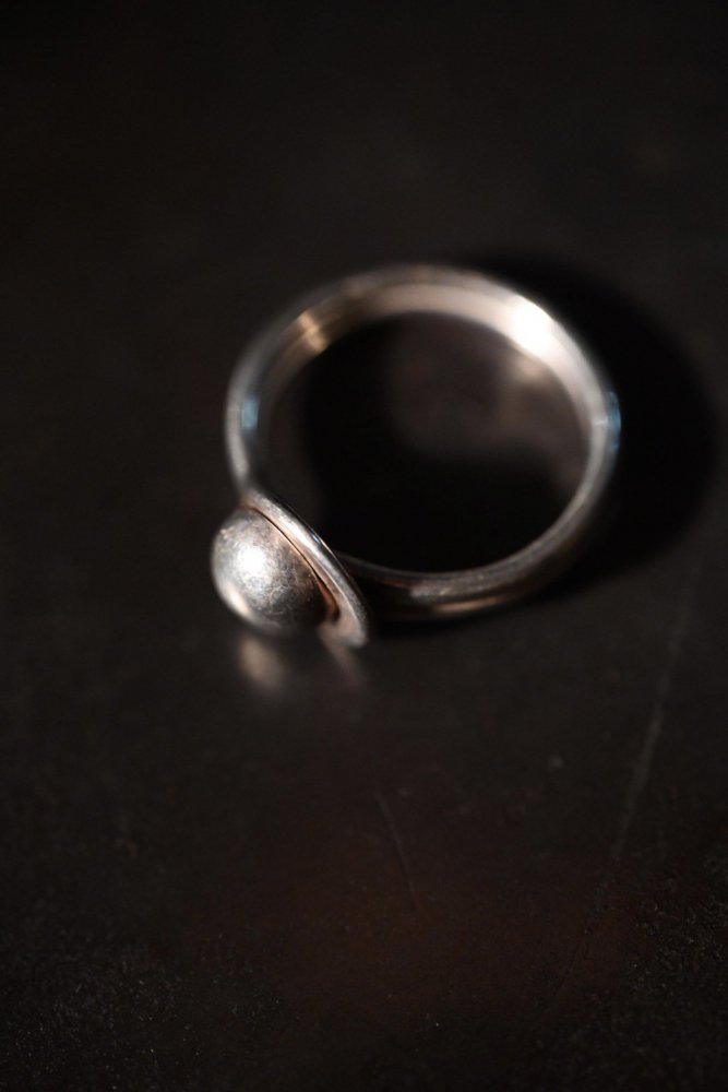 Vintage modern design silver ring