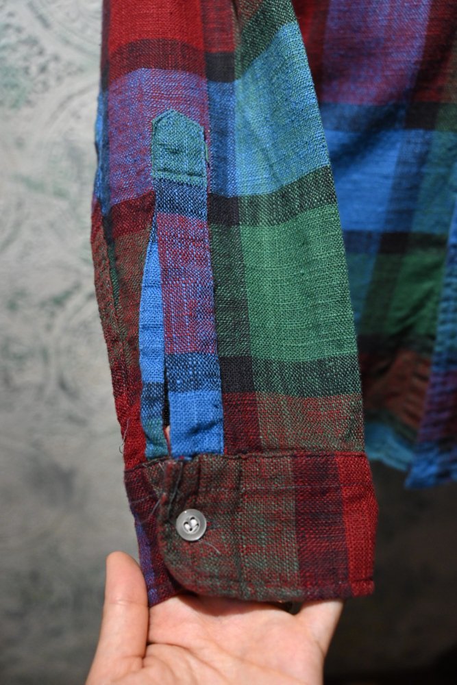 us 1960's "Squire" cotton check shirt