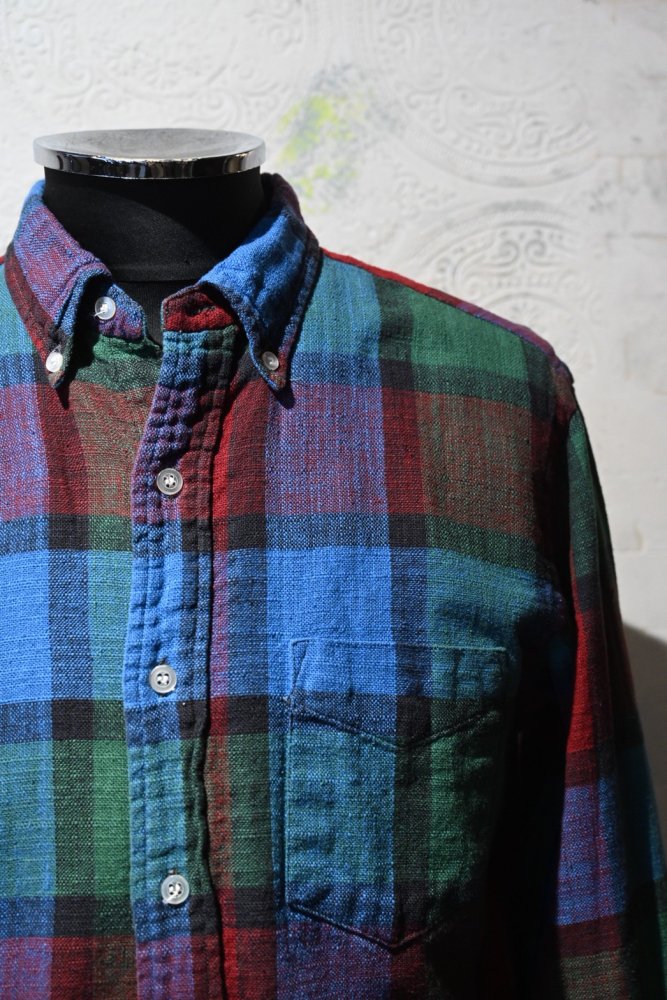 us 1960's "Squire" cotton check shirt