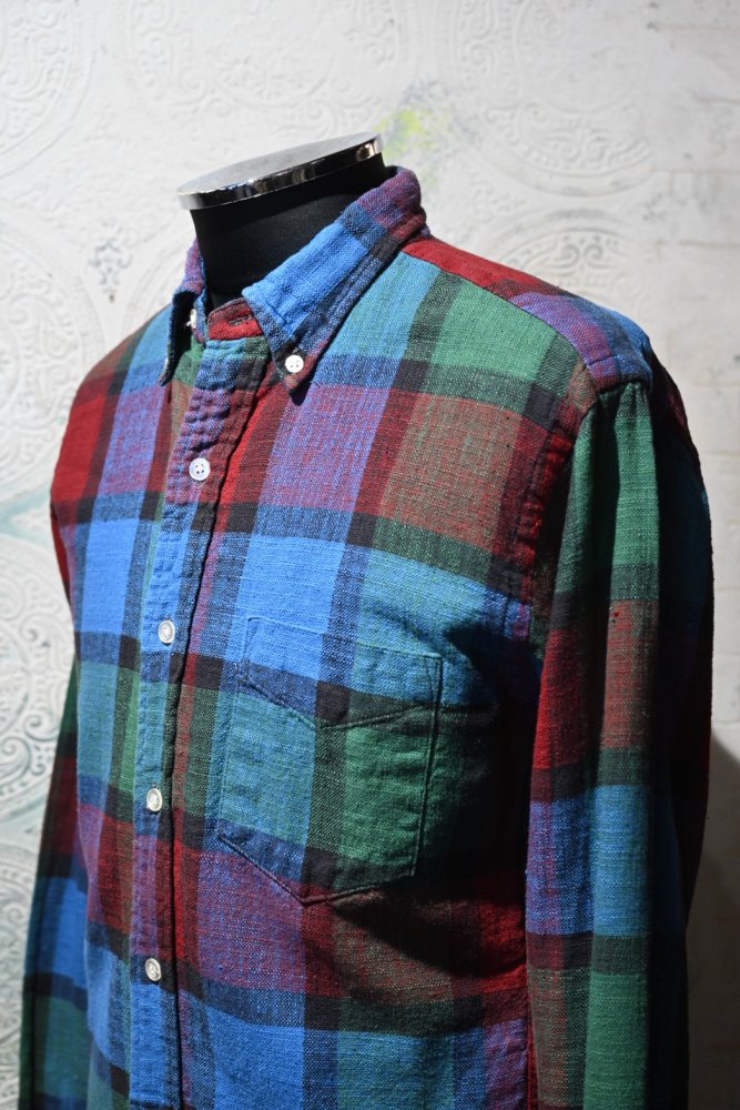 us 1960's "Squire" cotton check shirt