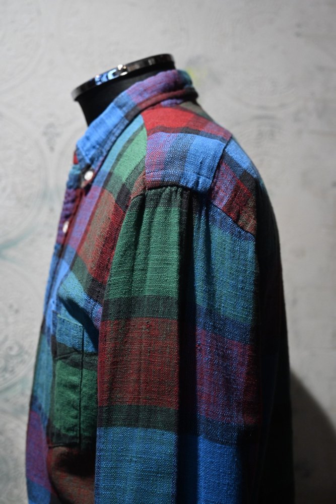 us 1960's "Squire" cotton check shirt