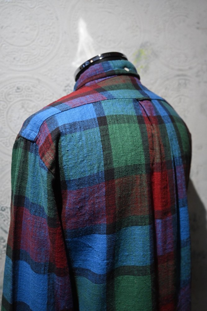 us 1960's "Squire" cotton check shirt