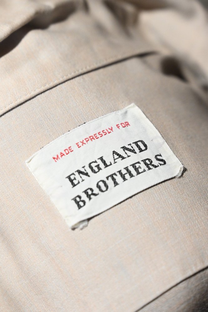 us 1960's "England Brothers" rayon s/s shirt