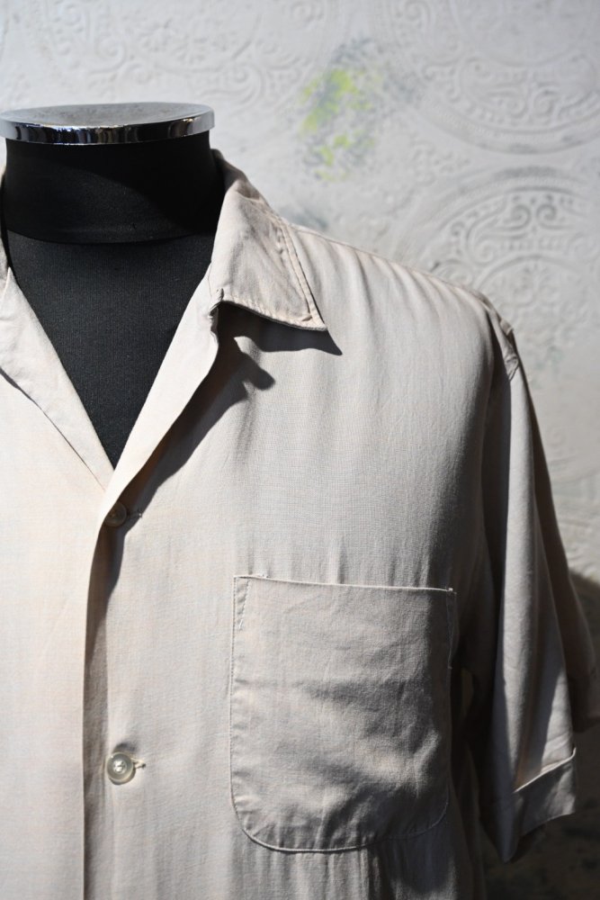 us 1960's "England Brothers" rayon s/s shirt