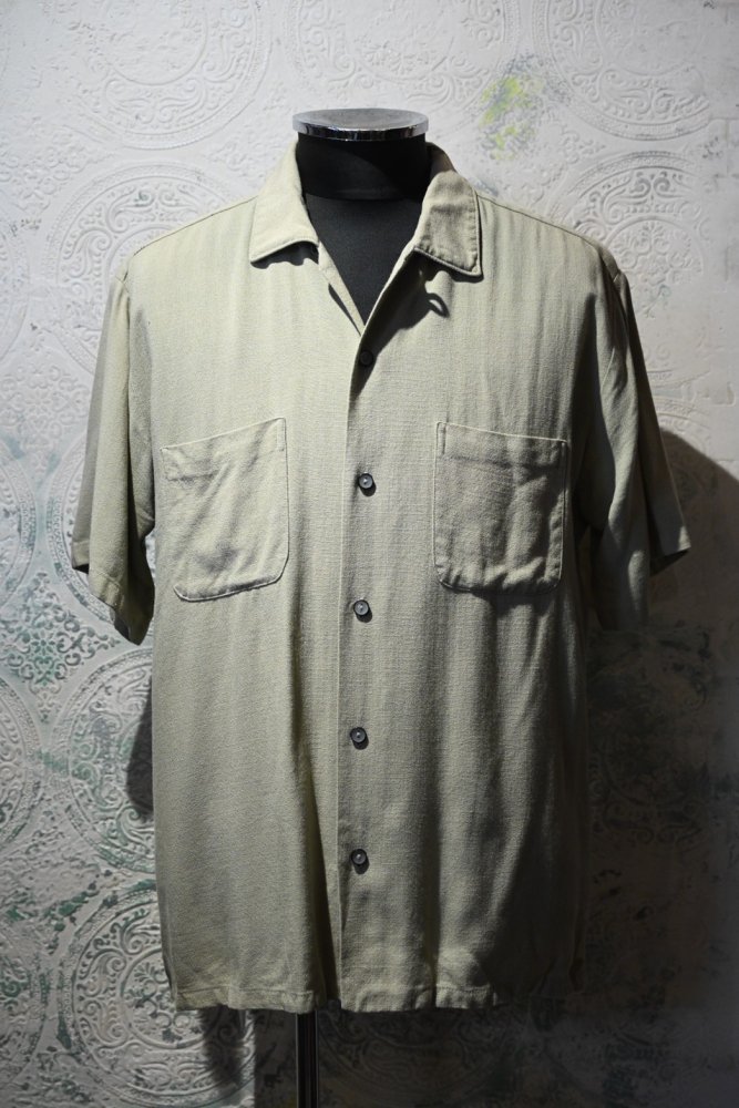 us 1960's "Da Vinci" rayon s/s shirt