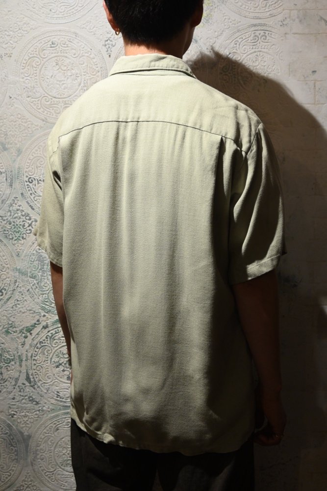 us 1960's "Da Vinci" rayon s/s shirt