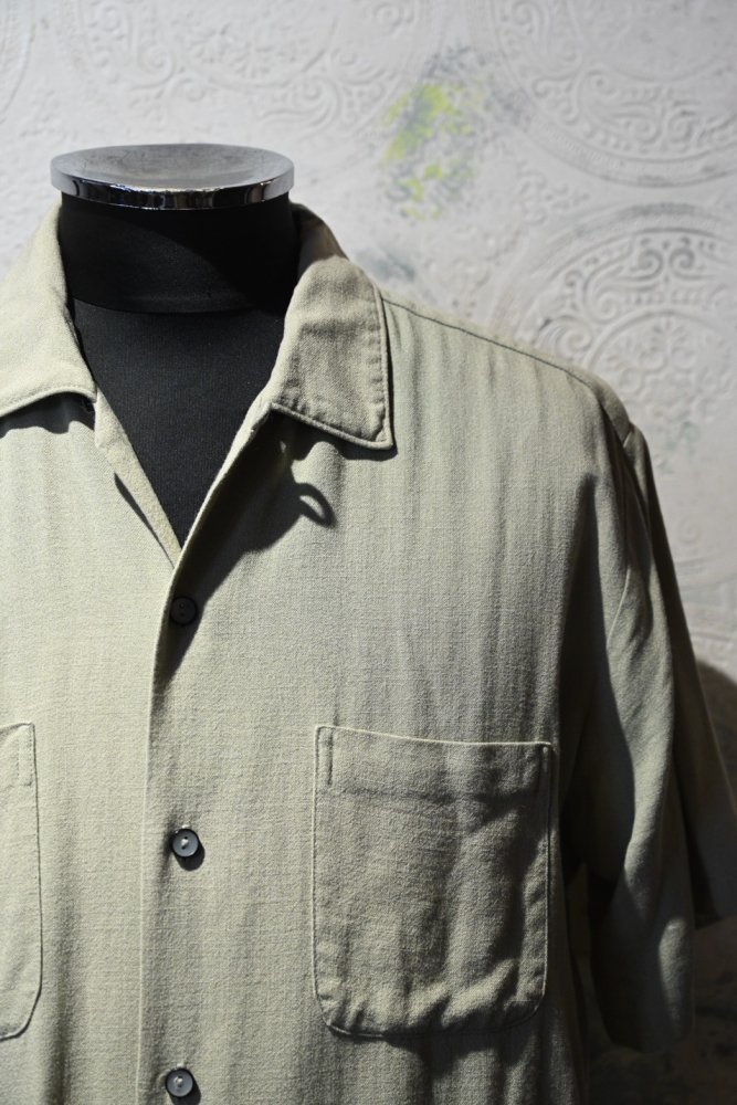 us 1960's "Da Vinci" rayon s/s shirt