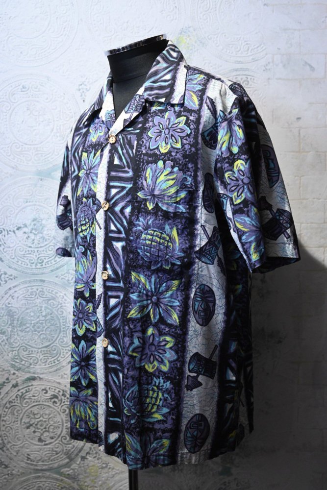 us 1950's ~ cotton hawaiian s/s shirt