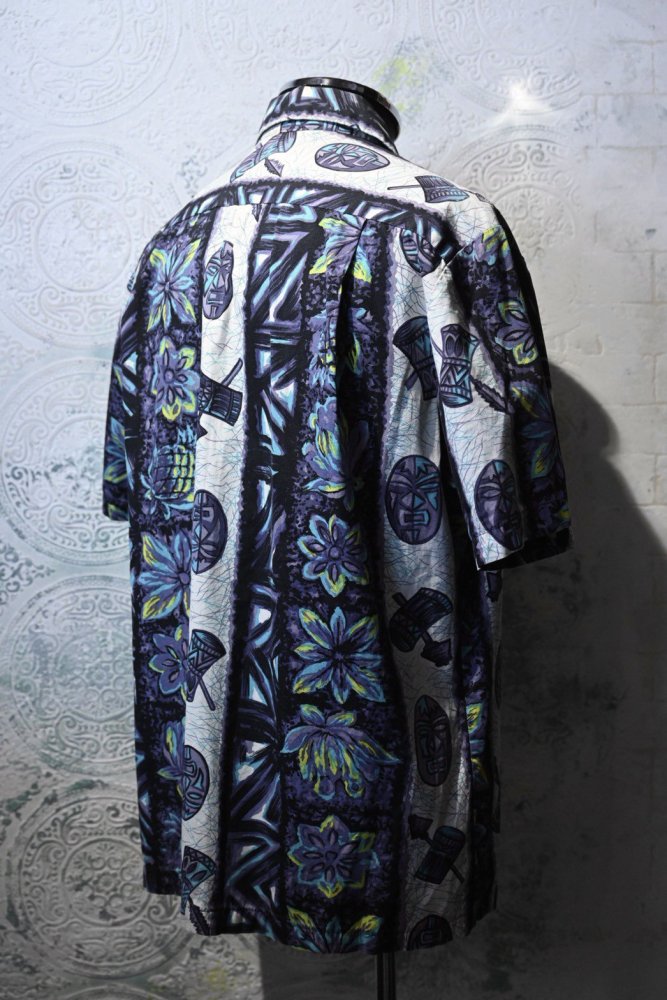 us 1950's ~ cotton hawaiian s/s shirt