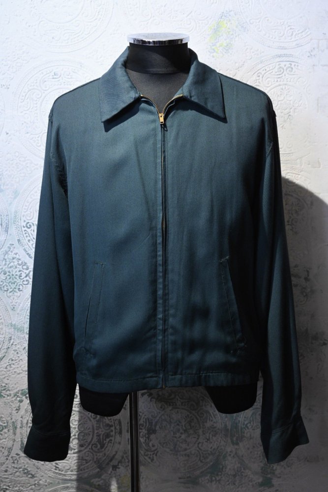 us 1950's~ rayon gabardine jacket