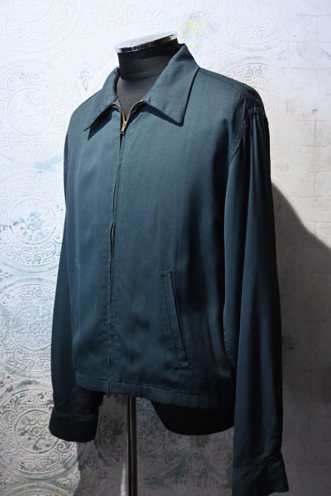 us 1950's~ rayon gabardine jacket