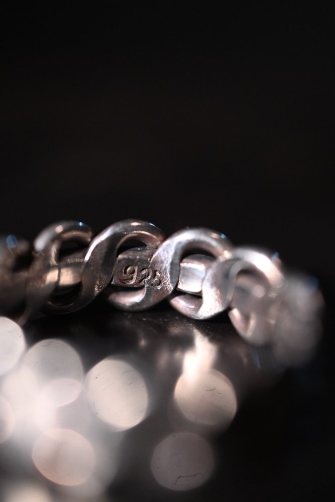 Vintage silver chain ring