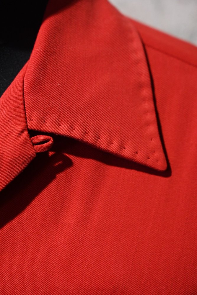 us 1950's rayon gabardine shirt