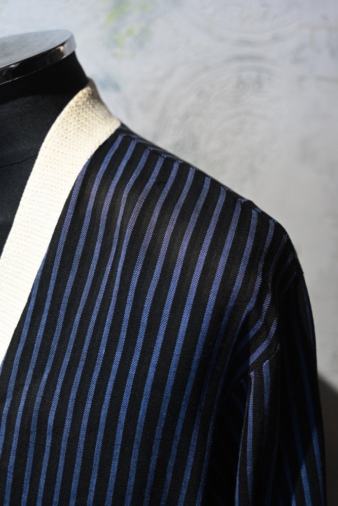 us 1960's "Manhattan" rayon stripe cardigan