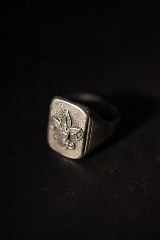 us 1950's "BSA" silver ring