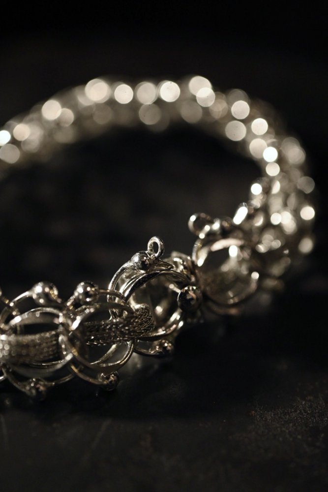 Vintage silver chain bracelet