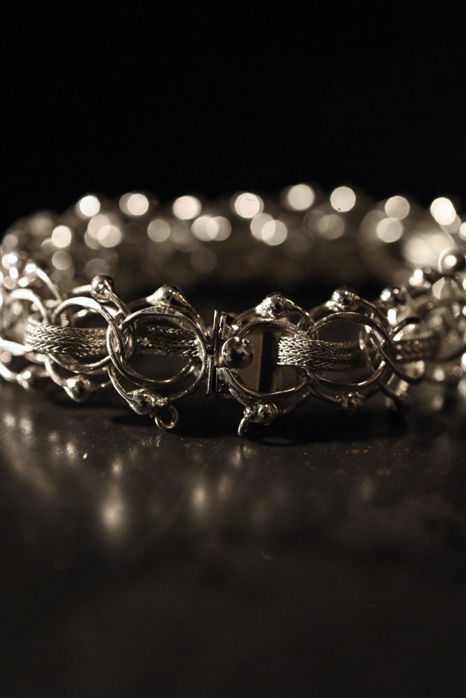 Vintage silver chain bracelet