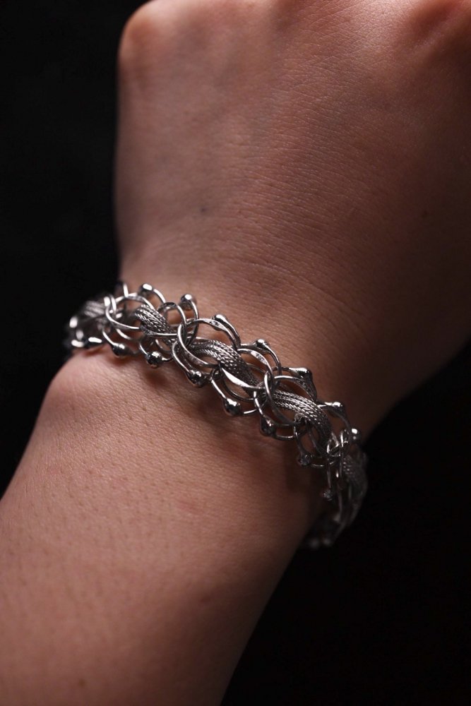 Vintage silver chain bracelet