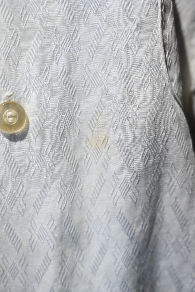 us 1960's cotton jacquard s/s shirt