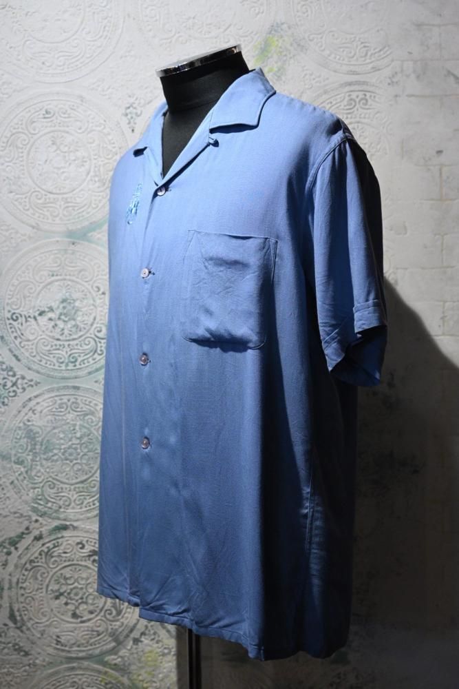 us 1960's "Wings" rayon s/s shirt