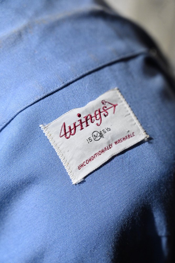 us 1960's "Wings" rayon s/s shirt