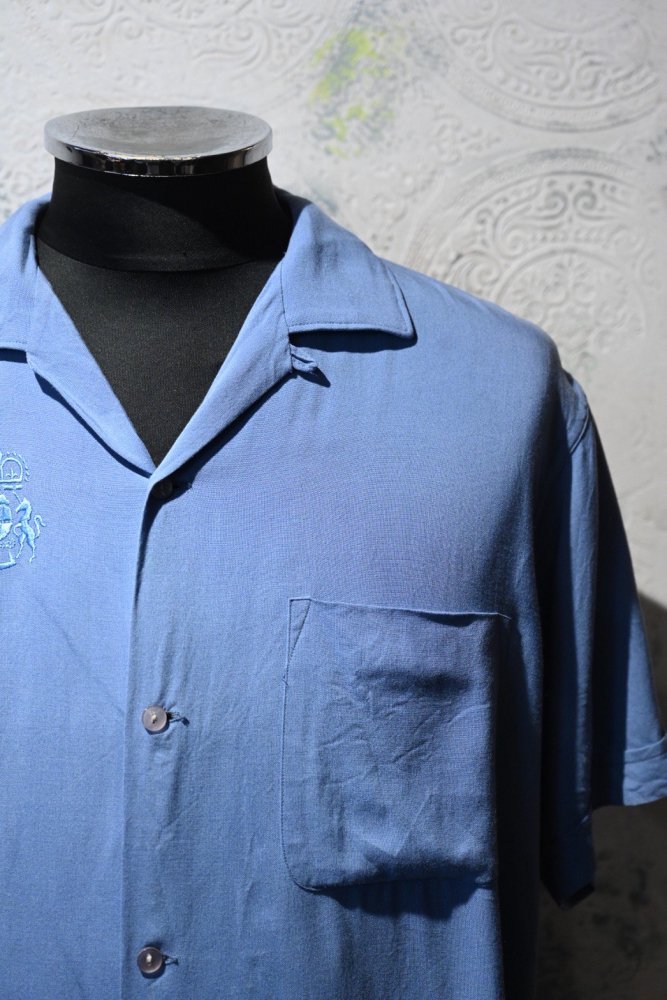 us 1960's "Wings" rayon s/s shirt