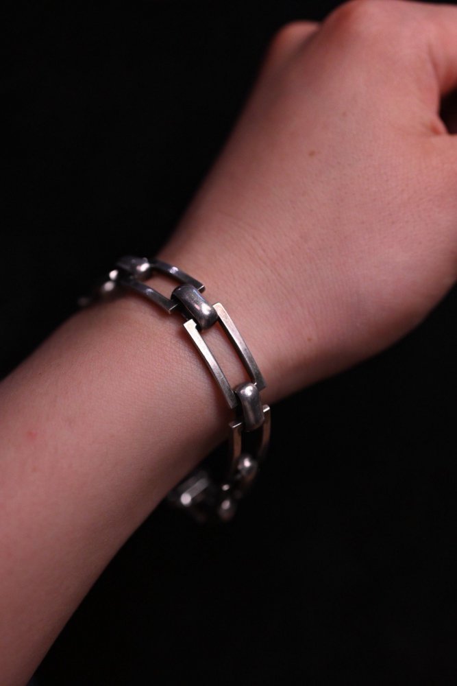 Italy vintage silver chain bracelet