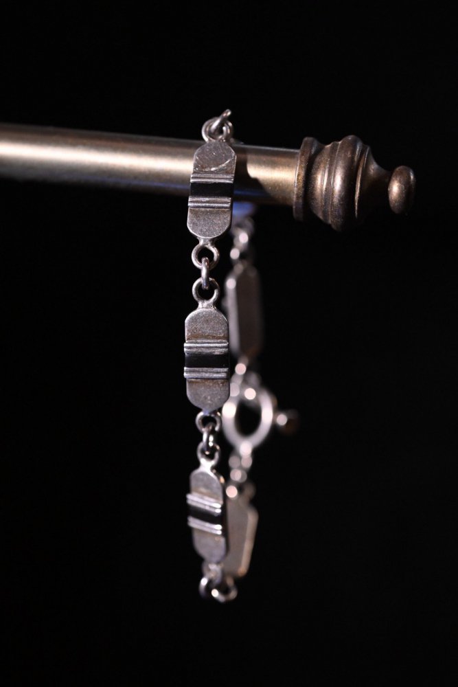 Mexico vintage silver  onyx bracelet
