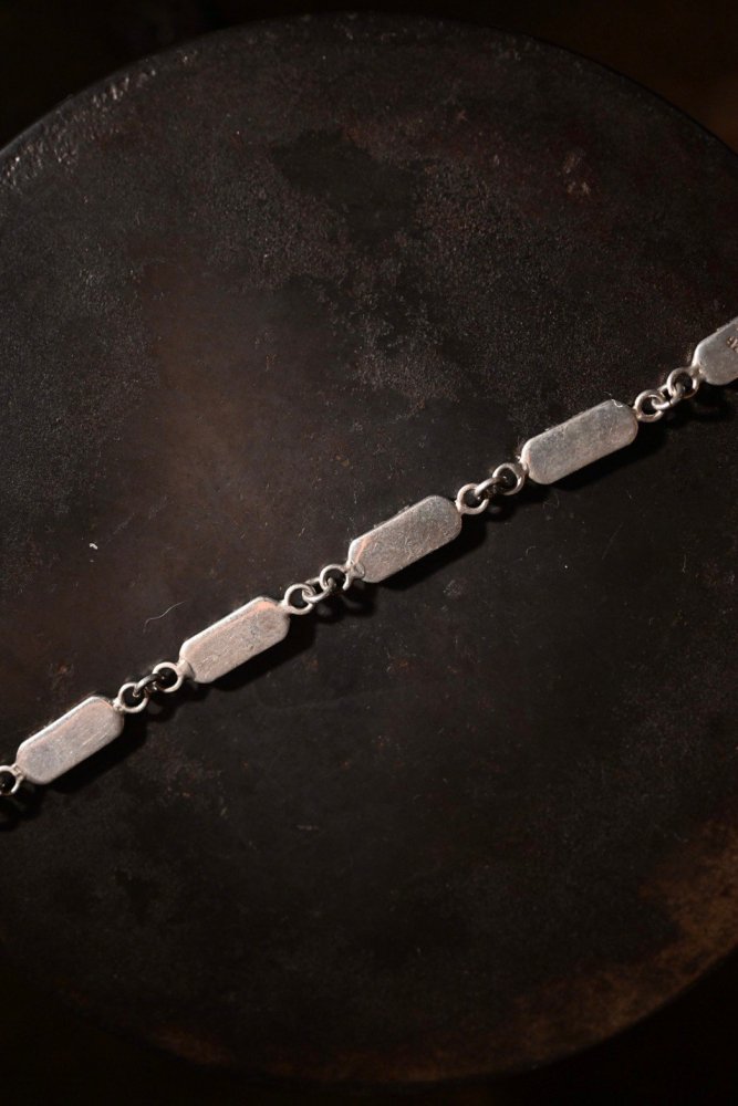 Mexico vintage silver  onyx bracelet